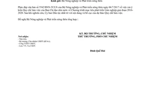 Công văn 668/UBDT-CSDT 2017 Chương trình mục tiêu phát triển Lâm nghiệp 2016 2020