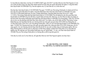 Công văn 680/UBDT-CSDT 2017 thực hiện chính sách 102/QĐ-TTg