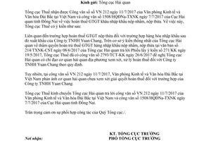 Công văn 3406/TCT-KK 2017 hoàn thuế giá trị gia tăng khâu nhập khẩu nộp nhầm nộp thừa