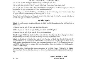 Quyết định 21/2017/QĐ-UBND mức phụ cấp kiêm nhiệm thành viên giám sát xổ số Nam Định