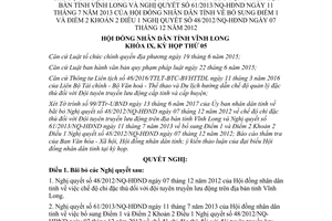 Nghị quyết 59/2017/NQ-HĐND bãi bỏ 48/2012/NQ-HĐND đội tuyên truyền lưu động Vĩnh Long