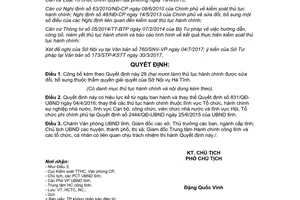 Quyết định 1925/QĐ-UBND 2017 công bố thủ tục hành chính được sửa đổi bổ sung Sở Nội vụ Hà Tĩnh