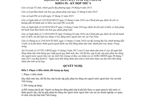 Nghị quyết 12/2017/NQ-HĐND mức thu lệ phí cấp giấy phép lao động người nước ngoài Tiền Giang