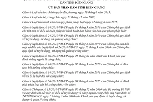 Quyết định 28/2017/QĐ-UBND Quy định phân cấp tuyển dụng sử dụng quản lý công chức Kiên Giang