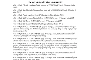 Quyết định 56/2017/QĐ-UBND Quy chế phân công phối hợp quản lý trật tự xây dựng Ninh Thuận