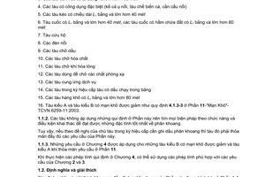 Tiêu chuẩn quốc gia TCVN 6259-9:2003 về Quy phạm phân cấp và đóng tàu biển vỏ thép - Phần 9: Phân khoang