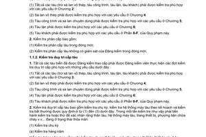 Tiêu chuẩn quốc gia TCVN 6259-1B: 2003 về Quy phạm phân cấp và đóng tàu biển vỏ thép - Phần 1B: Quy định chung về phân cấp tàu