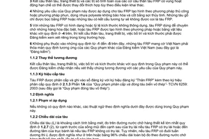 Tiêu chuẩn quốc gia TCVN 6282:2003 về Quy phạm giám sát kỹ thuật và đóng tàu chất dẻo cốt sợi thuỷ tinh