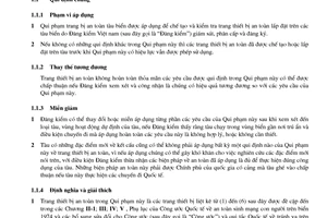 Tiêu chuẩn Việt Nam TCVN 6278:2003 về qui phạm trang bị an toàn tàu biển