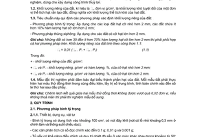 Tiêu chuẩn ngành 14 TCN 127:2002 về đất xây dựng công trình thủy lợi - Phương pháp xác định khối lượng riêng của đất trong phòng thí nghiệm