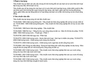 Tiêu chuẩn Việt Nam TCVN 7222:2002 về yêu cầu chung về môi trường đối với các trạm xử lý nước thải sinh hoạt tập trung do Bộ Khoa học và Công nghệ ban hành