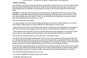Tiêu chuẩn Việt Nam TCVN 6888:2001 về phương tiện giao thông đường bộ - mô tô, xe máy - yêu cầu trong phê duyệt kiểu do Bộ Khoa học Công nghệ và Môi trường ban hành