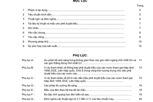 Tiêu chuẩn Việt Nam TCVN 6922:2001 về phương tiện giao thông đường bộ - đèn vị trí trước, đèn vị trí sau, đèn phanh, đèn báo rẽ và đèn biển số sau của mô tô, xe máy - yêu cầu và phương pháp thử trong phê duyệt kiểu do Bộ Khoa học Công nghệ và Môi trường ban hành