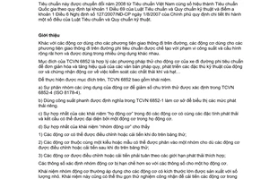 Tiêu chuẩn quốc gia TCVN 6852-8:2001 (ISO 8178-8:1996) về Động cơ đốt trong kiểu pitông - Đo chất phát thải - Phần 8: Xác định nhóm động cơ