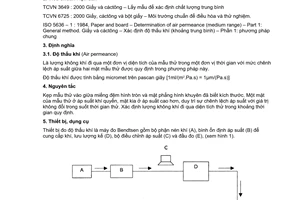 Tiêu chuẩn Việt Nam TCVN 6891:2001 (ISO 5636-3:1992) về Giấy và cactông - Xác định độ thấu khí - Phương pháp Bendtsen