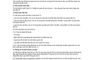 Tiêu chuẩn Việt Nam TCVN 5756:2001 về mũ bảo vệ cho người đi mô tô và xe máy do Bộ Khoa học Công nghệ và Môi trường ban hành