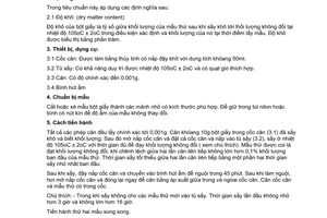 Tiêu chuẩn Việt Nam TCVN 4407: 2001 về bột giấy - xác định độ khô do Bộ Khoa học Công nghệ và Môi trường ban hành