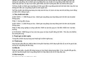 Tiêu chuẩn ngành 10TCN 491:2001 về máy nông lâm nghiệp và thủy lợi - đánh giá rung động của máy - phương pháp đo trên các bộ phận không quay tại hiện trường do Bộ Nông nghiệp và Phát triển nông thôn ban hành