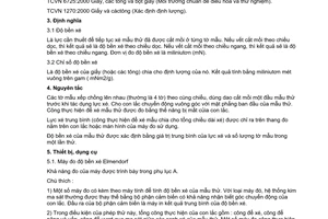 Tiêu chuẩn Việt Nam TCVN 3229:2000 về giấy - xác định độ bền xé – phương pháp elmendorf