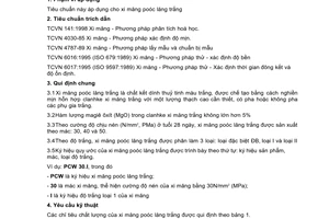 Tiêu chuẩn Việt Nam TCVN 5691:2000 về xi măng poóc lăng trắng