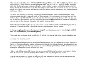 Công văn 3459/BGDĐT-GDTrH 2017 rà soát đảm bảo điều kiện thực hiện mô hình trường học mới