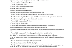 Tiêu chuẩn quốc gia TCVN 7568-13:2015 (ISO 7240-13:2005) về Hệ thống báo cháy - Phần 13: Đánh giá tính tương thích của các bộ phận trong hệ thống