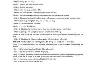 Tiêu chuẩn quốc gia TCVN 7568-9:2015 (ISO/TS 7240-9:2012) về Hệ thống báo cháy - Phần 9: Đám cháy thử nghiệm cho các đầu báo cháy
