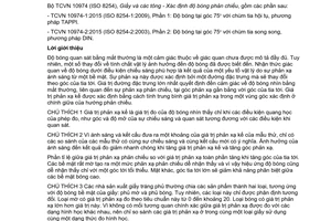 Tiêu chuẩn quốc gia TCVN10974-2:2015 (ISO 8254-2:2003) về Giấy và các tông - Xác định độ bóng phản chiếu - Phần 2: Độ bóng tại góc 75° với chùm tia song song, phương pháp DIN