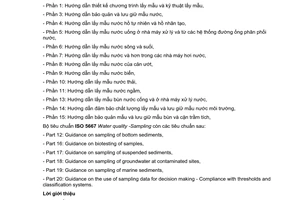 Tiêu chuẩn quốc gia TCVN 6663-13:2015 (ISO 5667-13:2011) về Chất lượng nước - Lấy mẫu - Phần 13: Hướng dẫn lấy mẫu bùn