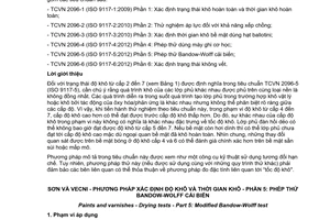 Tiêu chuẩn quốc gia TCVN 2096-5:2015 (ISO 9117-5:2012) về Sơn và vecni - Phương pháp xác định độ khô và thời gian khô - Phần 5: Phép thử Bandow-Wolff cải biến
