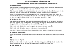 Tiêu chuẩn quốc gia TCVN 2091:2015 (ISO 1524:2013) về Sơn, vecni và mực in - Xác định độ mịn