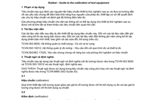 Tiêu chuẩn quốc gia TCVN 11019:2015 (ISO 18899:2013) về Cao su - Hướng dẫn hiệu chuẩn thiết bị thử nghiệm