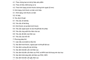 Tiêu chuẩn Việt Nam TCVN 7888:2014 về Cọc bê tông ly tâm ứng lực trước