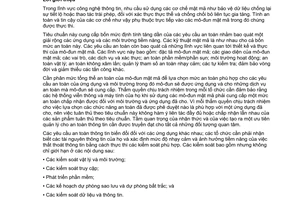 Tiêu chuẩn quốc gia TCVN 11295:2016 (ISO 19790:2012) về Công nghệ thông tin - Các kỹ thuật an toàn - Yêu cầu an toàn cho mô-đun mật mã