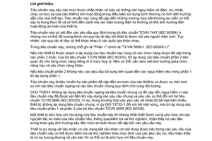 Tiêu chuẩn quốc gia TCVN 5699-2-100:2015 (IEC 60335-2-100:2002) về Thiết bị điện gia dụng và thiết bị điện tương tự - An toàn - Phần 2-100: Yêu cầu cụ thể đối với máy thổi, máy hút và máy thổi hút rác vườn cầm tay được vận hành bằng nguồn lưới