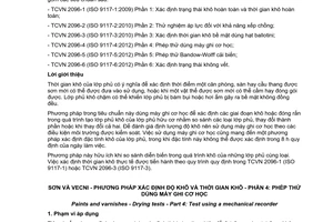 Tiêu chuẩn quốc gia TCVN 2096-4:2015 (ISO 9117-4:2012) về Sơn và vecni - Phương pháp xác định độ khô và thời gian khô - Phần 4: Phép thử dùng máy ghi cơ học