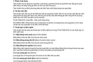 Tiêu chuẩn quốc gia TCVN 7827:2015 về Quạt điện - Phương pháp xác định hiệu suất năng lượng