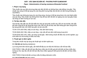 Tiêu chuẩn quốc gia TCVN 3229:2015 (ISO 1974:2012) về Giấy - Xác định độ bền xé - Phương pháp Elmendorf