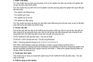 Tiêu chuẩn quốc gia TCVN 10269:2014 về Gối cầu kiểu chậu - Phương pháp thử