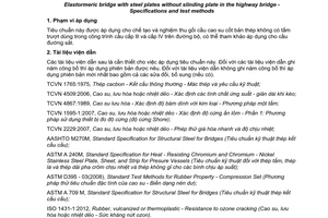 Tiêu chuẩn quốc gia TCVN 10308:2014 về Gối cầu cao su cốt bản thép không có tấm trượt trong cầu đường bộ - Yêu cầu kỹ thuật và phương pháp thử