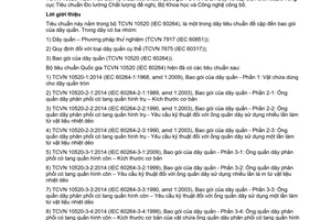 Tiêu chuẩn quốc gia TCVN 10520-1:2014 (IEC 60264-1:1968, With Amendment 1:2009) về Bao gói của dây quấn - Phần 1: Vật chứa dùng cho dây quấn tròn