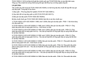 Tiêu chuẩn quốc gia TCVN 10520-2-1:2014 (IEC 60264-2-1:1989, With Amendment 1:2003) về Bao gói của dây quấn - Phần 2-1: Ống quấn dây phân phối có tang quấn hình trụ - Kích thước cơ bản