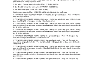 Tiêu chuẩn quốc gia TCVN 10520-3-1:2014 (IEC 60264-3-1:2009) về Bao gói của dây quấn - Phần 3-1: Ống quấn dây phân phối có tang quấn hình côn - Kích thước cơ bản