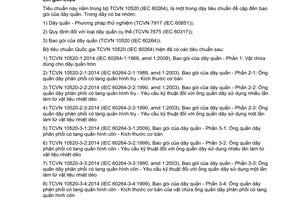 Tiêu chuẩn quốc gia TCVN 10520-3-5:2014 (IEC 60264-3-5:1999) về Bao gói của dây quấn - Phần 3-5: Ống quấn dây phân phối có tang quấn hình côn - Yêu cầu kỹ thuật đối với vật chứa ống quấn dây làm từ vật liệu nhiệt dẻo