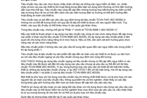 Tiêu chuẩn quốc gia TCVN 5699-2-105:2014 (IEC 60335-2-105:2012) về Thiết bị điện gia dụng và thiết bị điện tương tự - An toàn - Phần 2-105: Yêu cầu cụ thể đối với buồng tắm đa chức năng có vòi hoa sen