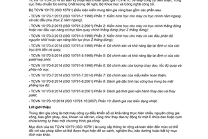 Tiêu chuẩn quốc gia TCVN 10170-4:2014 (ISO 10791-4:1998) về Điều kiện kiểm trung tâm gia công - Phần 4: Độ chính xác và khả năng lặp lại định vị của các trục tịnh tiến và quay