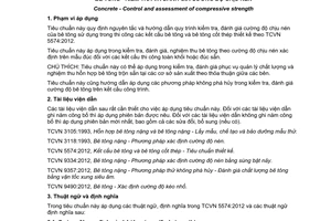 Tiêu chuẩn quốc gia TCVN 10303: 2014 về Bê tông – Kiểm tra và đánh giá cường độ chịu nén
