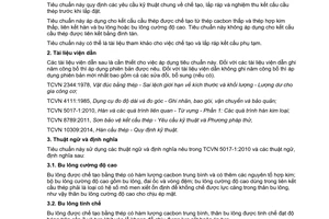 Tiêu chuẩn quốc gia TCVN 10307:2014 về Kết cấu cầu thép - Yêu cầu kỹ thuật chung về chế tạo, lắp ráp và nghiệm thu