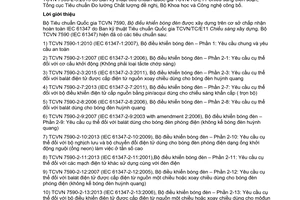 Tiêu chuẩn quốc gia TCVN 7590-2-3:2015 (IEC 61347-2-3:2011) về Bộ điều khiển bóng đèn - Phần 2-3: Yêu cầu cụ thể đối với bộ điều khiển điện tử được cấp điện từ nguồn xoay chiều và/ hoặc một chiều dùng cho bóng đèn huỳnh quang