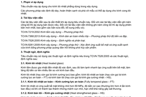 Tiêu chuẩn quốc gia TCVN 7455:2013 về Kính xây dựng - Kính phẳng tôi nhiệt